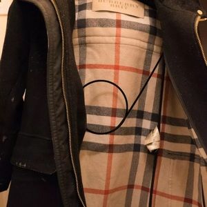 Authentic Burberry Wool Toggle Coat - Size 4